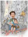 Cartoon: Stop Bombing! (small) by Shahid Atiq tagged un