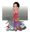 Cartoon: STOP KILLING IN BURMA!!! (small) by Shahid Atiq tagged afghanistan,burma