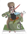 Cartoon: Taliban  Music (small) by Shahid Atiq tagged 0170