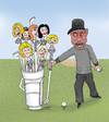 Cartoon: Tiger Woods (small) by Shahid Atiq tagged 090