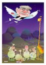 Cartoon: Tribute to Mordillo ! (small) by Shahid Atiq tagged mordillo