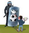 Cartoon: UEFA Euro 2016 FRANCE (small) by Shahid Atiq tagged afghanistan,kabul,syria,iran,switzerland,schweiz,usa,france,football,safi,cartoon