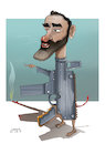 Cartoon: Warlord Atta! (small) by Shahid Atiq tagged afghanistan,balkh,helmand,kabul,london,nangarhar,and,ghor,attack