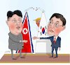Cartoon: Your Unity Destroys Our.. (small) by Shahid Atiq tagged korea