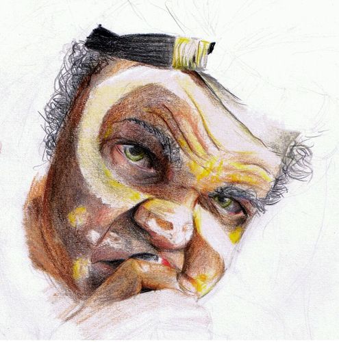 Cartoon: Ein Aborigini (medium) by Waterwing tagged aborigini