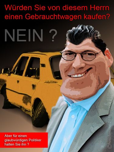 Cartoon: Frei nach Klaus Staeck (medium) by heschmand tagged betrug,politik,cdu,guttenberg