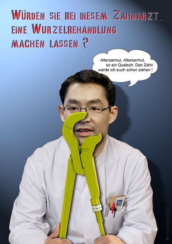 Cartoon: Rößlerzange (medium) by heschmand tagged fdp,rößler,altersarmut