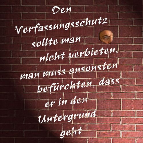 Cartoon: Verfassungschutz (medium) by heschmand tagged bundesregierung,verfassungsschutz,regierung,vmänner,politik