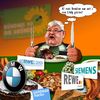 Cartoon: Ein modernes Sittengemälde (small) by heschmand tagged joschka,fischer,die,grünen,moral,politik,parteien