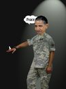 Cartoon: Friedenskämpfer (small) by heschmand tagged obama,peace,frieden