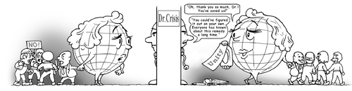 Cartoon: oldest known remedy (medium) by gonopolsky tagged unity,humanity
