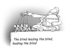 Cartoon: all are blind (small) by gonopolsky tagged financial,crisis