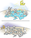 Cartoon: sunrise and sunset (small) by gonopolsky tagged europe,crisis,euro