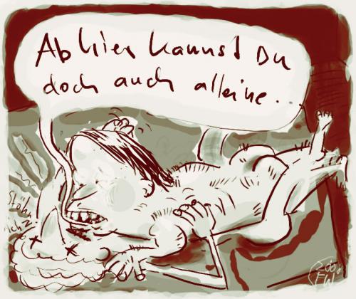 Cartoon: Solosex (medium) by Faxenwerk tagged faxenwerk,solo,
