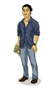 Cartoon: Lost The Animated Series (small) by drawsgood tagged lost,widmore,sayid,sawyer,jin,kate,mr,eko,richard,miles,locke