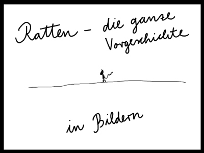 Cartoon: Ratten - Die Vorgeschichte (medium) by Frank_Sorge tagged ratten,atomkrieg