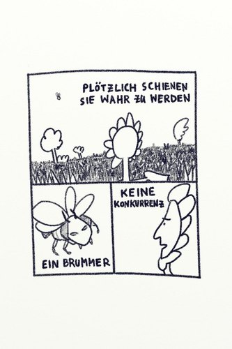 Cartoon: Biene und Blume (medium) by Frank_Sorge tagged biene,blume