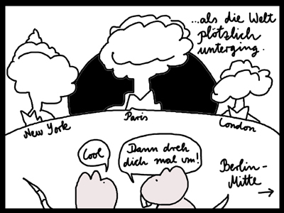 Cartoon: Ratten - Die Vorgeschichte (medium) by Frank_Sorge tagged ratten,atomkrieg