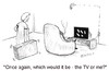 Cartoon: Choice (small) by efbee1000 tagged choice,tv,television,domestic
