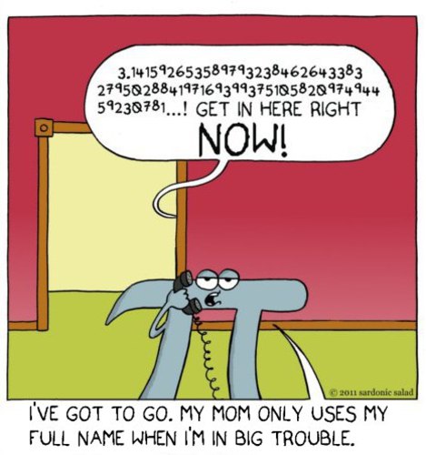 Cartoon: 3.14... (medium) by sardonic salad tagged pi,cartoon,nerd,humor,sardonic,salad,math