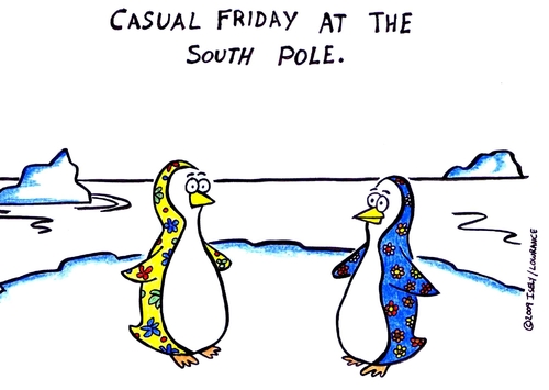 casual friday By sardonic salad | Nature Cartoon | TOONPOOL