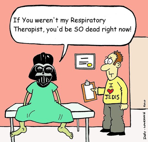 Cartoon: Darth at the Dr. (medium) by sardonic salad tagged star,wars,darth,vader