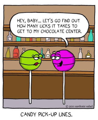 Cartoon: Hey Toots...ie.. (medium) by sardonic salad tagged candy,cartoon,comic,tootsie,pop,sardonic,salad