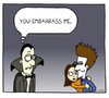 Cartoon: Generational Divide (small) by sardonic salad tagged twilight,saga,edward,cartoon,comic,vampire,dracula,sardonic,salad