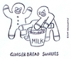 Cartoon: gingerbread bullies (small) by sardonic salad tagged gingerbread,bullies,bully,cartoon,comic,cookie,sardonicsalad