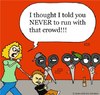 Cartoon: running with scissors (small) by sardonic salad tagged scissors,cartoon,comic,sardonic,salad
