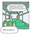 Cartoon: tool (small) by sardonic salad tagged hammer bus cartoon comic sardonic salad