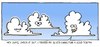 Cartoon: who needs a silver lining? (small) by sardonic salad tagged silver,lining,cloud,cartoon,comic,bling,humor