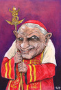 Cartoon: Benedetto XVI (small) by beto cartuns tagged unpop pope vatican