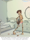 Cartoon: Figurbewusst (small) by Zapp313 tagged pinocchio,magerwahn,magersucht