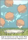 Cartoon: Laktoseintoleranz (small) by Zapp313 tagged regenwurm,laktoseintoleranz,garten,milch,natur