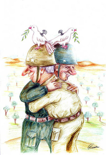 Cartoon: War (medium) by Mustafa Tozaki tagged tozaki