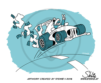 Cartoon: Car Racing (medium) by stewie tagged car,racing