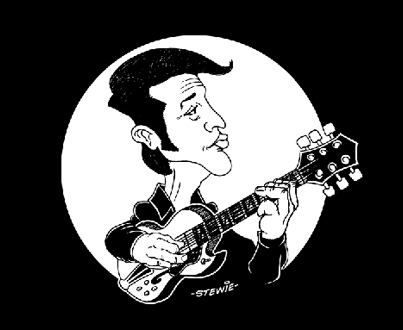 Cartoon: Elvis (medium) by stewie tagged elvis,presley