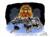 Cartoon: 2016 - Chinese zodiac Fire Monke (small) by stewie tagged 2016,monkey,fire