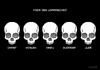 Cartoon: SPOT THE DIFFERENCE (small) by stewie tagged racism,terror,death