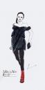 Cartoon: Marc by Marc Jacobs Fall 2008 (small) by lavi tagged fashion,illustration,marc,jacobs,2008