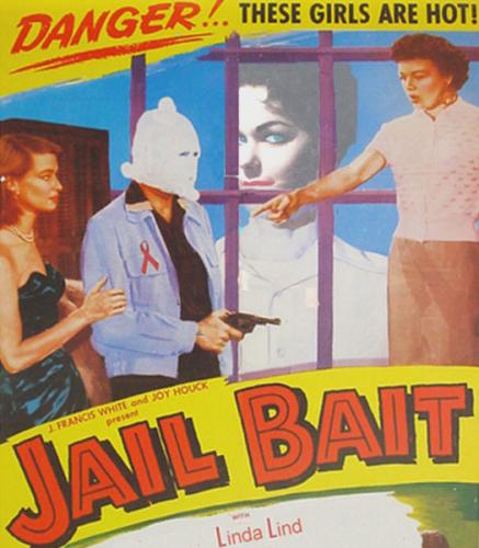 Cartoon: JAIL BAIT (medium) by Glühende Liebe tagged knast,kondom,film,