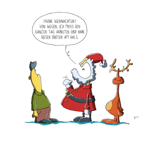 Cartoon: Frohe Weihnachten (medium) by SCHÖN BLÖD tagged thomas,luft,cartoon,lustig,weihnachten,weihnachtsmann,elch,arbeit,arbeiten,job,thomas,luft,cartoon,lustig,weihnachten,weihnachtsmann,elch,arbeit,arbeiten,job