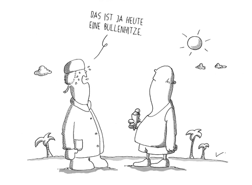 Cartoon: Hitze (medium) by SCHÖN BLÖD tagged schön,blöd,thomas,luft,cartoon,lustig,hitze,sonne,sommer,eis,schön,blöd,thomas,luft,cartoon,lustig,hitze,sonne,sommer,eis