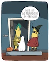 Cartoon: Ablaufdatum (small) by SCHÖN BLÖD tagged thomas,luft,cartoonalarm,halloween,köstüm,hexe,verkleidung,gespenst,geist,abalufdatum,süßigkeiten,schokolade