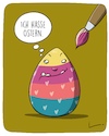 Cartoon: Osterei (small) by SCHÖN BLÖD tagged thomas,luft,cartoonalarm,ei,osterei,hass,ostern