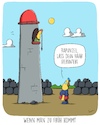 Cartoon: Rapunzel (small) by SCHÖN BLÖD tagged thomas,luft,cartoon,lustig,spaß,humor,rapunzel,prinz,märchen,haare,turm