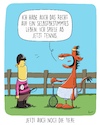 Cartoon: Selbstverwirklichung (small) by SCHÖN BLÖD tagged thomas,luft,cartoon,selbstverwirklichung,pferd,rennpferd,pferderennen,tennis,sport,jockey