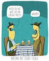 Cartoon: Sushi (small) by SCHÖN BLÖD tagged thomas,luft,cartoon,sushi,essen,mahlzeit,bier,bayer,bayern,wasabi