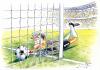 Cartoon: Miserable goalkeeper (small) by javad alizadeh tagged goal goalkeeper miserable football